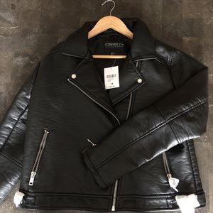 Forever21 Plus Leather Moto Jacket